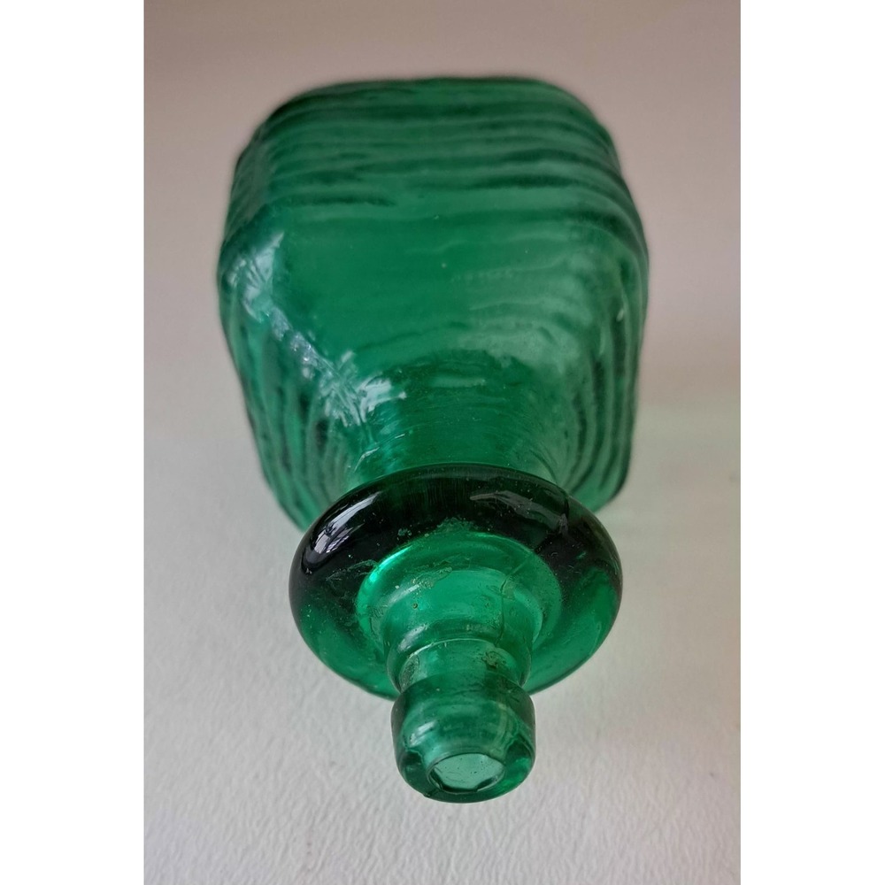 Vintage Green Glass Genie Bottle Stopper Only - Picture 2 of 7